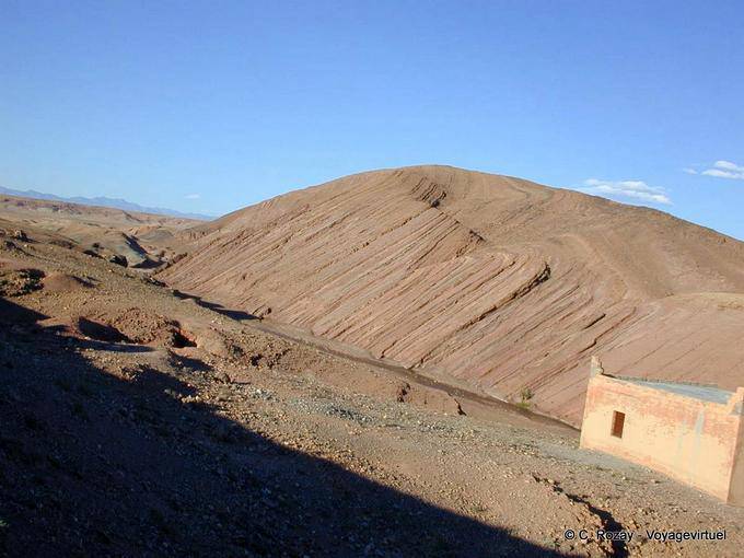 Ait Benhaddou, formações geológicas - Marrocos
