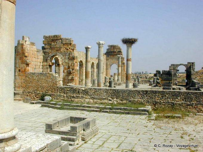 Panorama sobre a Capitol, Volubilis - Marrocos