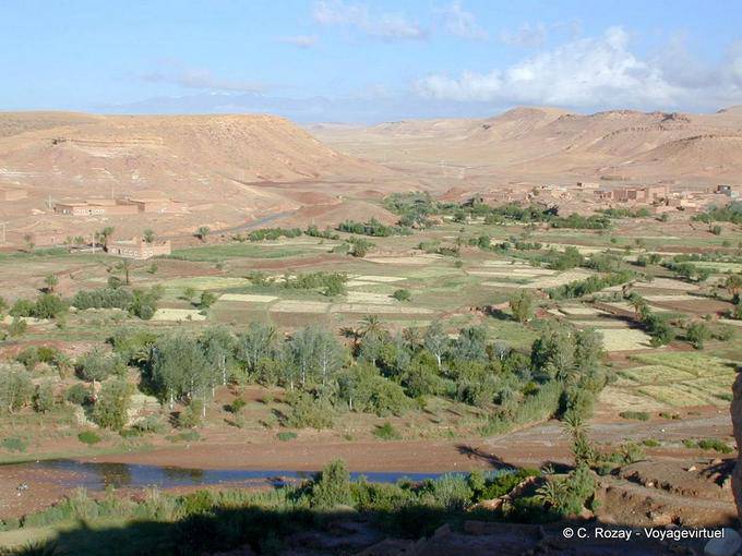 Paisagem na estrada para Tamedakhte, Magic Valley - Marrocos