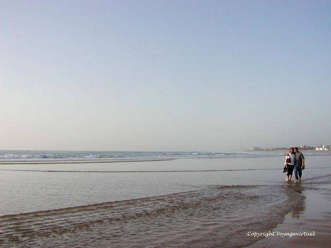 Uma praia em Asilah - Marrocos
