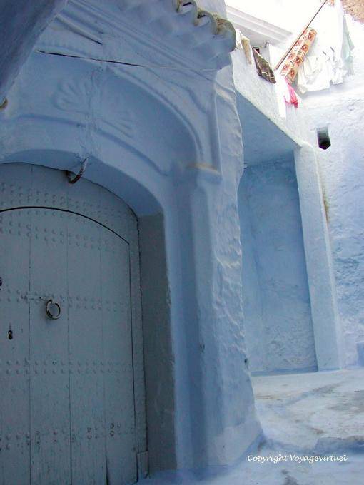 Estética da porta, Medina, Chefchaouen - Marrocos