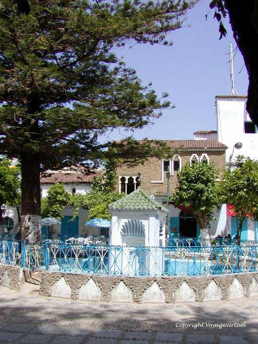 Chefchaouen, na Place Outa el Hamman - Marrocos