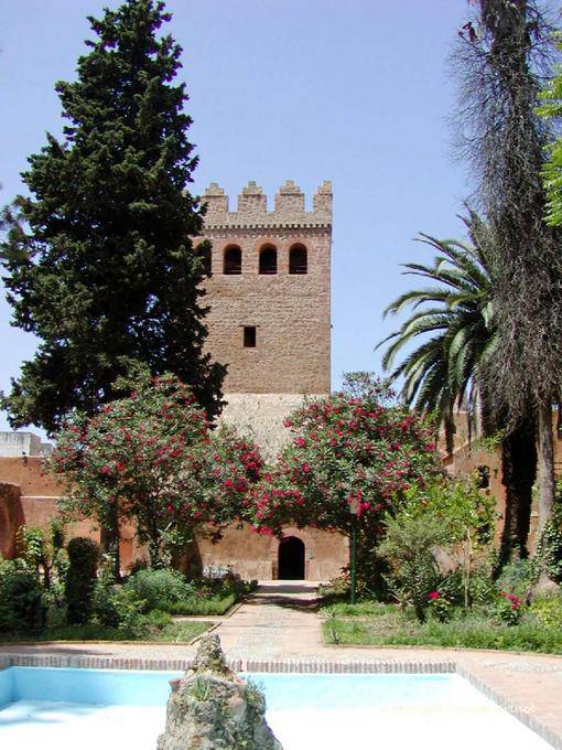 Grande pátio Kasbah de Chefchaouen - Marrocos