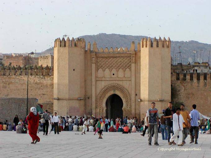 Bab Chorfa, porta Kasbah Nouar, Fes - Marrocos