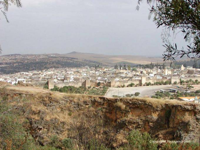 Panorâmica da cidade de Moulay Idriss, Fes El Jdid - Marrocos