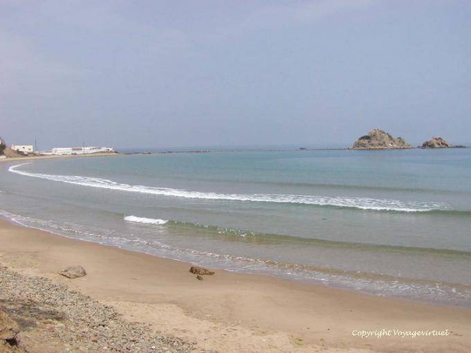 A praia paraíso Kala Iris 50 km de Al Hoceima - Marrocos