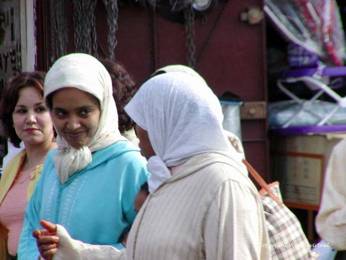 By the way, as mulheres Marrakchis, Marrakech - Marrocos