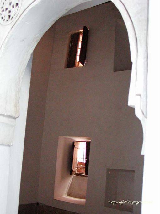 Dormitório celular para estudantes de teologia, Ben Youssef Madrasa, Marrakech - Marrocos