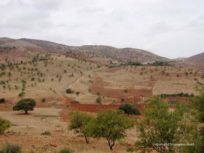 Entre Jbala e Riyafa, paisagem Rif - Marrocos