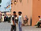 Escavação no final da tarde, Marrakech, Marrocos.