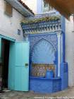El Madine El Saliha, fonte Chefchaouen, Marrocos.