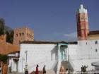 A Grande Mesquita Masjid El El Aadam, Chefchaouen, Marrocos.