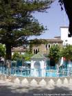 Chefchaouen, na Place Outa el Hamman, Marrocos.
