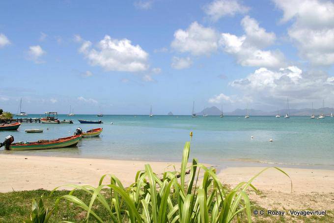 Praia de Anse Caritan, perto de Sainte Anne - Martinica
