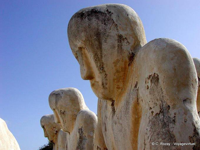 Cabeça de estátua, Memorial de Anse Cafard - Martinica