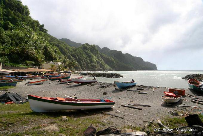 Cliffs norte da Martinica, Grand'Riviere - Martinica