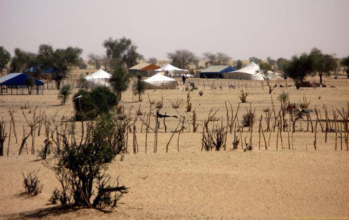 Tent, Estrada Boutilimit para Boghé, Mauritânia
