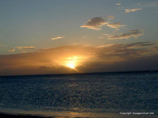 Pôr do sol, Mauritius.