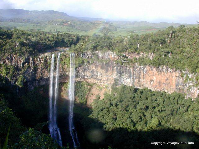 A cascata de Chamarel, Maurícias.