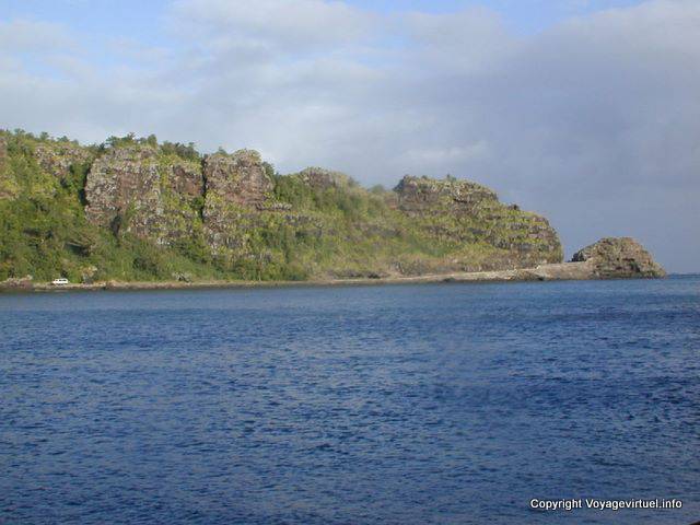 Paisagem de Baie Du Cap, Maurícias.