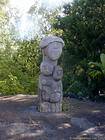 Pedra totem, Chamarel, Maurícias.