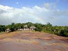 A cinza vulcânica, Chamarel, Maurícias.
