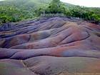 Seven Coloured Earths, Chamarel, Maurícias.
