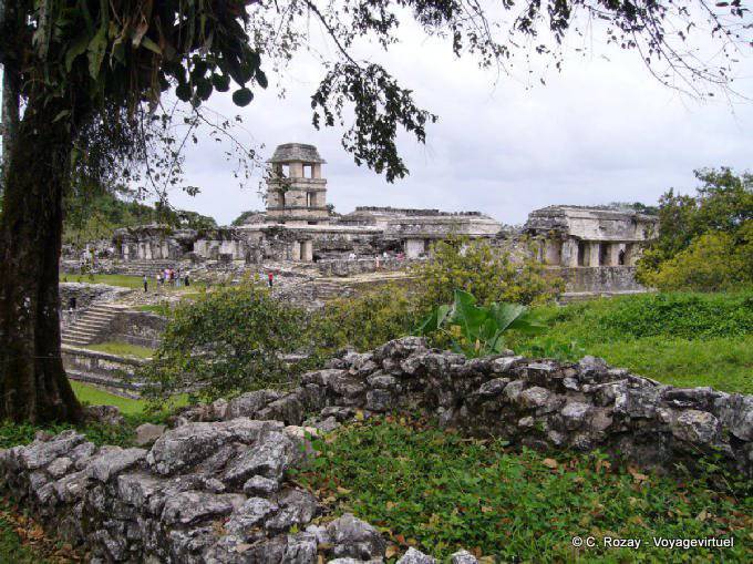 Panorama do Palácio, Palenque - México