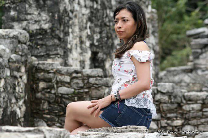 Retrato da estrela mexicana, Palenque - México