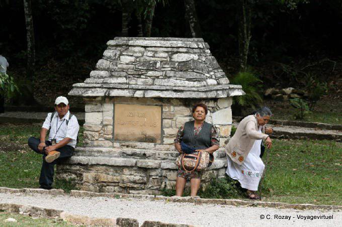 Descanse durante a visita, Palenque - México