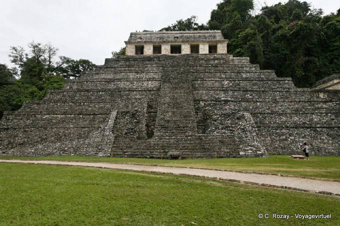 Escadarias do Templo das Inscrições, Palenque - México
