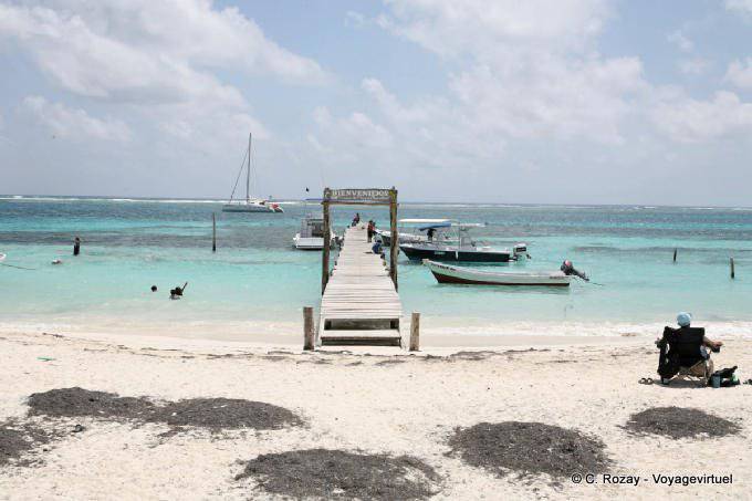 Ponton Bienvenidos, Puerto Morelos - México