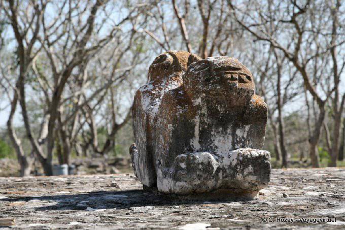 O Jaguar Throne, Uxmal - México