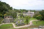 Panorama da cidade pré-hispânica, Palenque, México.