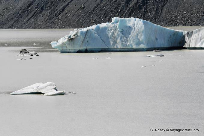 Iceberg, Tasman Lake, Canterbury - Nova Zelândia