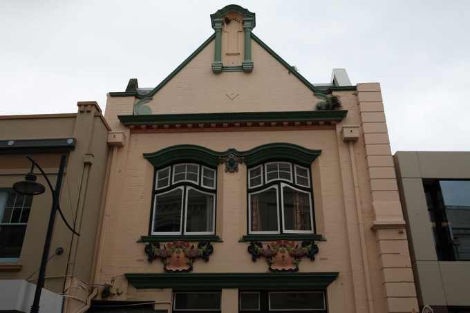 Fachada original, Timaru, Canterbury - Nova Zelândia