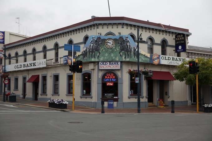 Café Old bank, Timaru, Canterbury - Nova Zelândia
