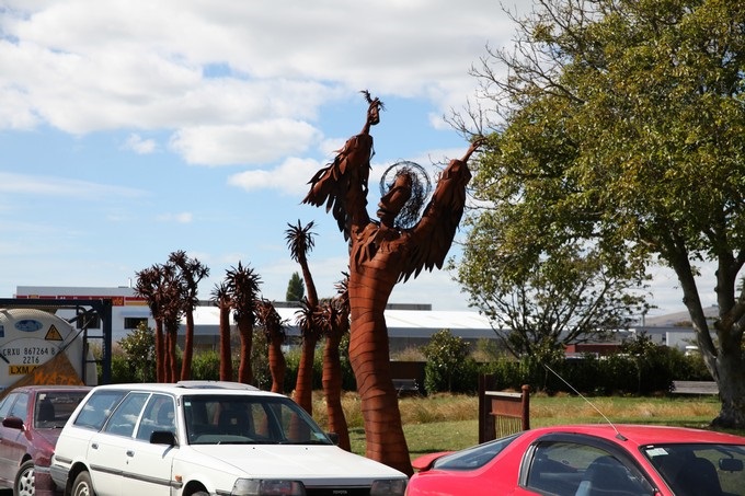 Árvore engraçado Timaru, Canterbury - Nova Zelândia