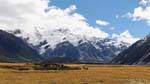 MacKenzie País, Mount Cook Road, Canterbury, Nova Zelândia.