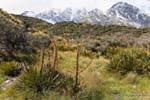 Moraine, Mount Cook Road, Canterbury, Nova Zelândia.