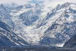 Tasman Glacier, Tasman Lake, Canterbury, Nova Zelândia.