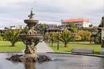 Fonte no Caroline Bay Park, Timaru, Canterbury, Nova Zelândia.