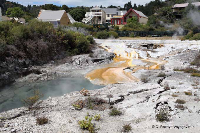 Whakarewarewa Thermal Village, Rotorua - Nova Zelândia