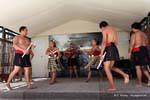 Whakarewarewa Maori show, Rotorua, Nova Zelândia.