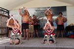 Tirakau e Tititorea, Whakarewarewa Maori show, Rotorua, Nova Zelândia.
