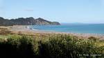 A praia, Torere Beach, East Cape, Nova Zelândia.