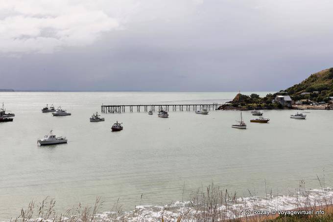 Luz sobre o mar, Moeraki, Otago - Nova Zelândia