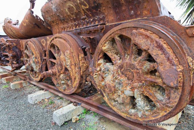 Locomotiva Rusty, Oamaru, Otago - Nova Zelândia