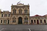 Blinds de construção da União, Oamaru, Otago, Nova Zelândia.