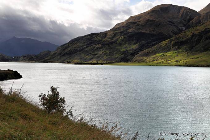 Outro ponto de vista do pescoço (The Neck), Lake Hawea, Southland - Nova Zelândia